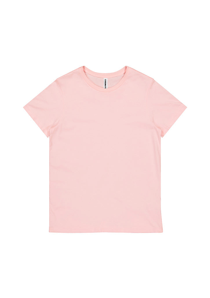Goodmates  White Basis Womens Short Sleeve Tee