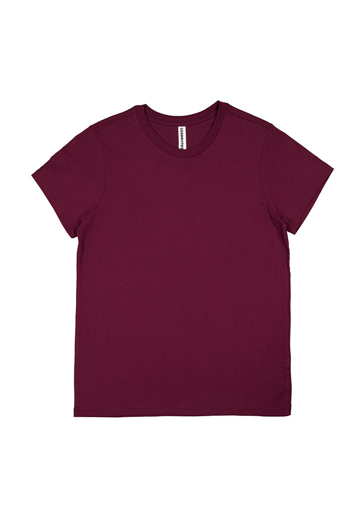 Goodmates  White Basis Womens Short Sleeve Tee