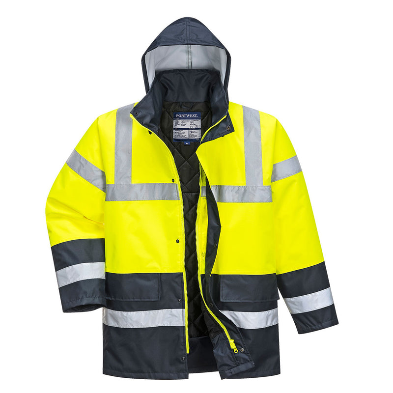 Hi-Vis Contrast Winter Traffic Jacket - S466