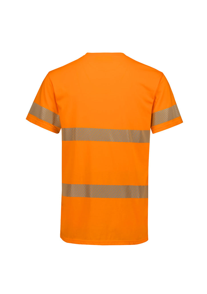 Mens Hi Vis Segmented Tape Cotton Tee Shirt | ZH510