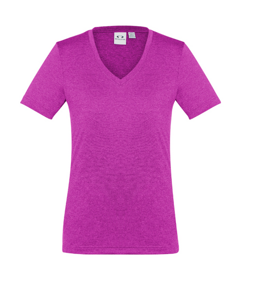 Biz Collection Ladies Aero Tee Pink