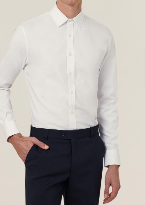 Avignon Stretch Long Sleeve Slim Shirt | CATJDG