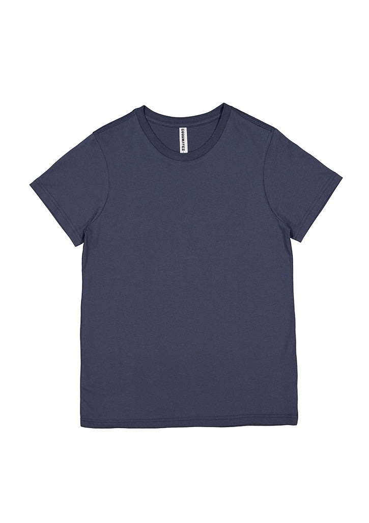 Goodmates  White Basis Womens Short Sleeve Tee