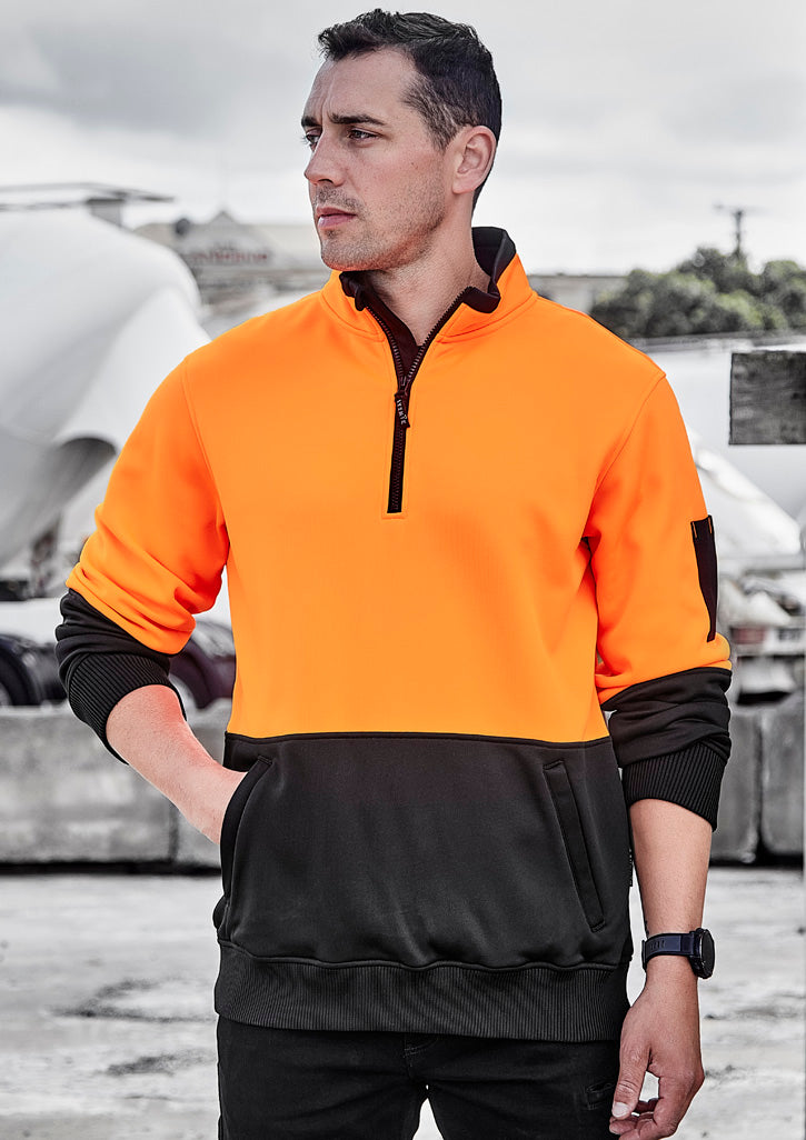 Unisex Hi Vis 1/2 Zip Pullover | ZT476