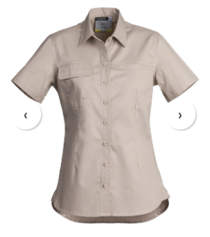 Womens Lightweight Tradie Short Sleeve Shirt | ZWL120