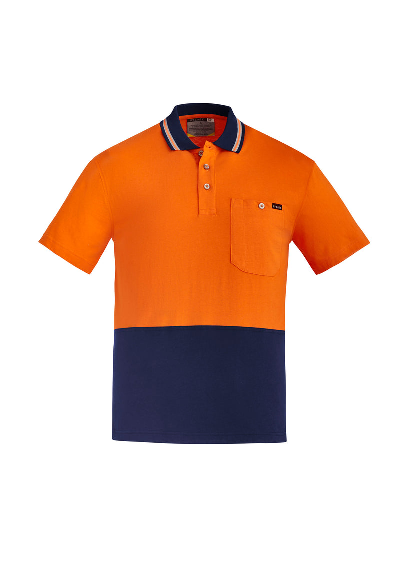 Hi Vis Cotton Short Sleeve Polo | ZH435