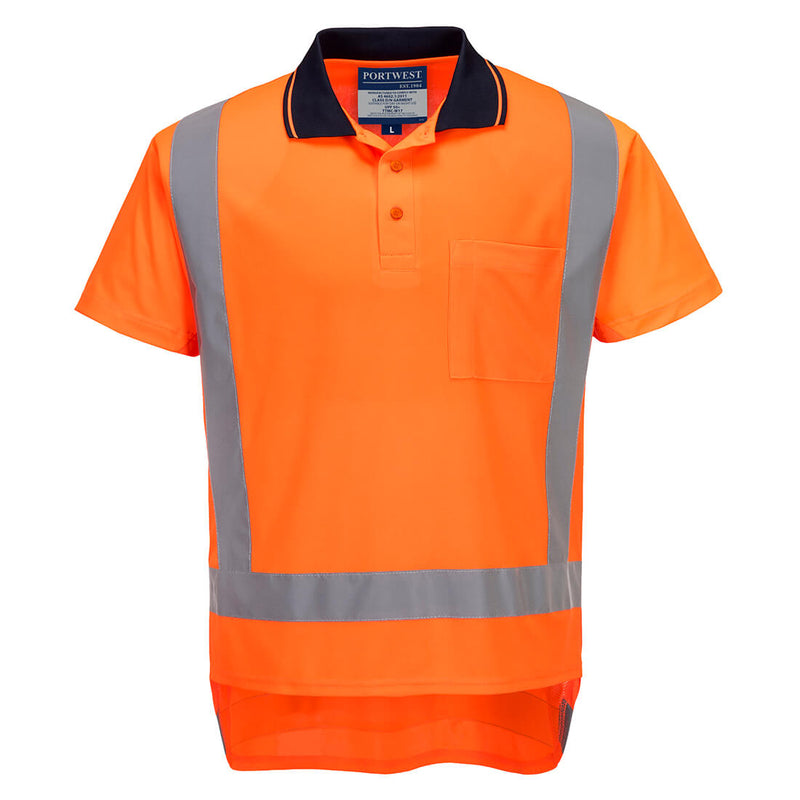 TTMC-W17 Hi-Vis X Back Polo Shirt S/S - TM311