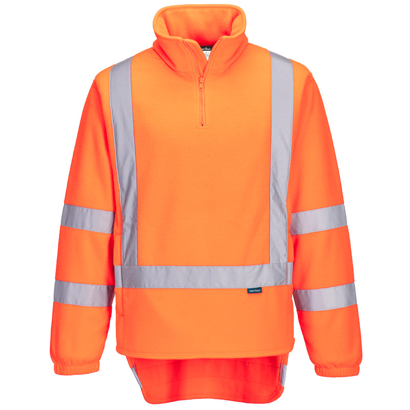 TTMC-W17 Hi-Vis X Back 1/4 Zip Polar Fleece - TM601