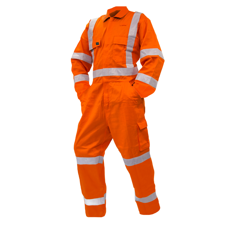 320gsm 12cal TTMC FR D/N Orange Overalls | 840069