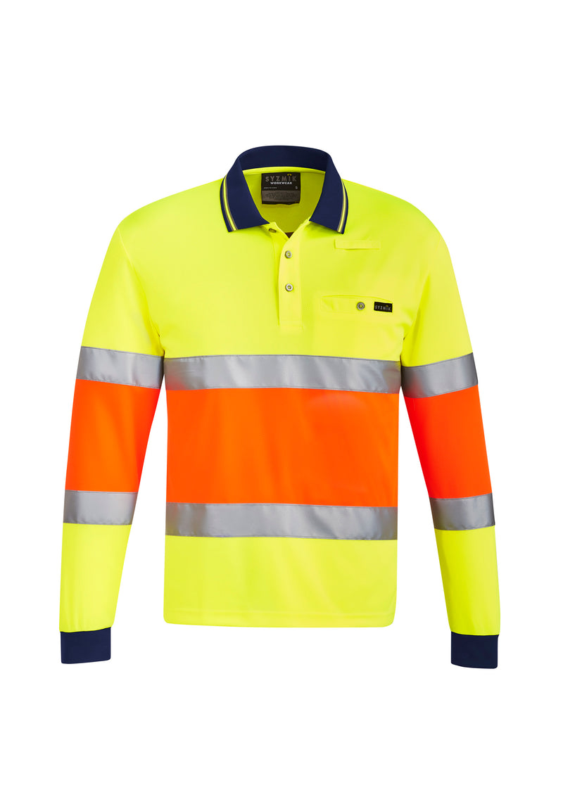 Unisex Bio Motion Taped Long Sleeve Polo | ZH380