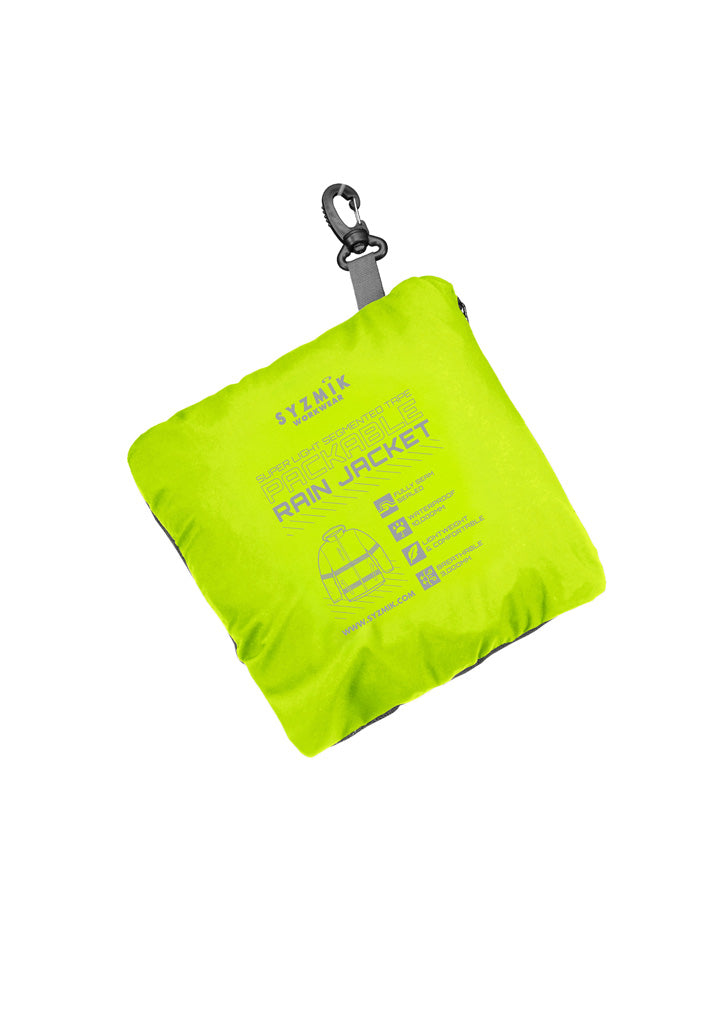 Unisex Super Light Segmented Tape Packable Rain Jacket | ZJ560