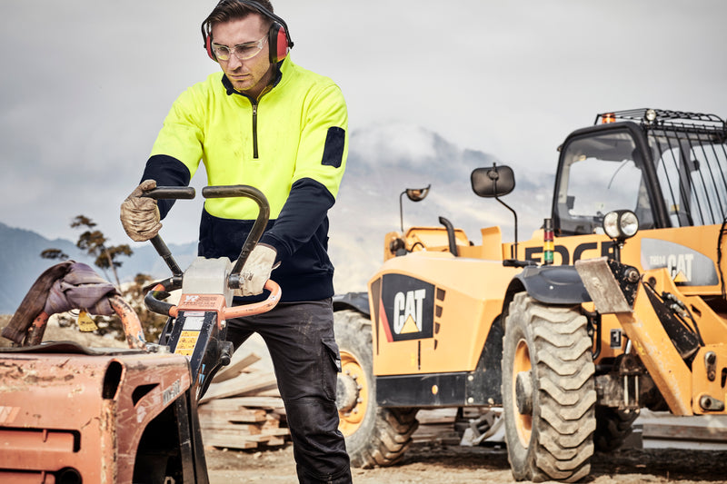 Unisex Hi Vis 1/2 Zip Pullover | ZT476