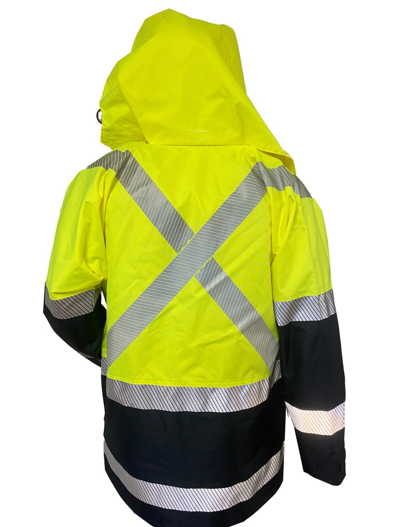 Yellow/Navy Essentials Waterproof Jacket DN | 801060