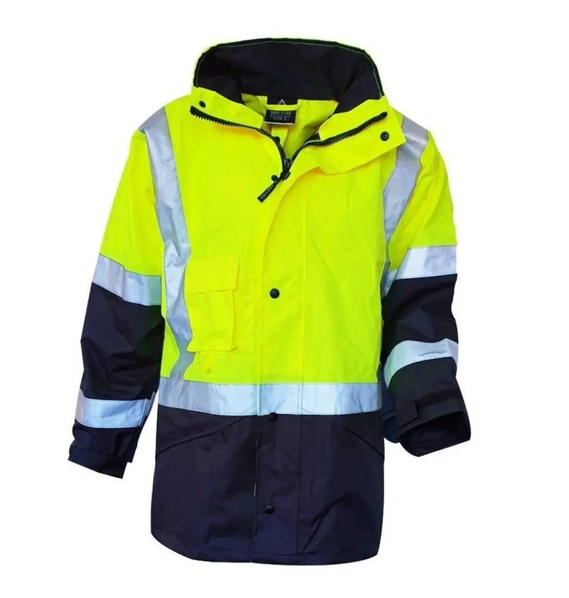 Yellow/Navy Essentials Waterproof Jacket DN | 801060