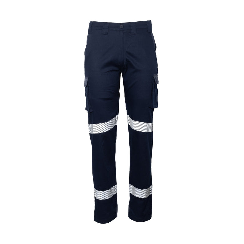 Navy Ripstop Pants 220gsm Cotton Hi Vis | 801251