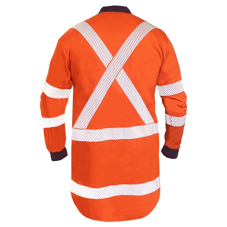 Hi-Vis FR Cotton Polo, 12Cal TTMC D/N, Collar | 840099