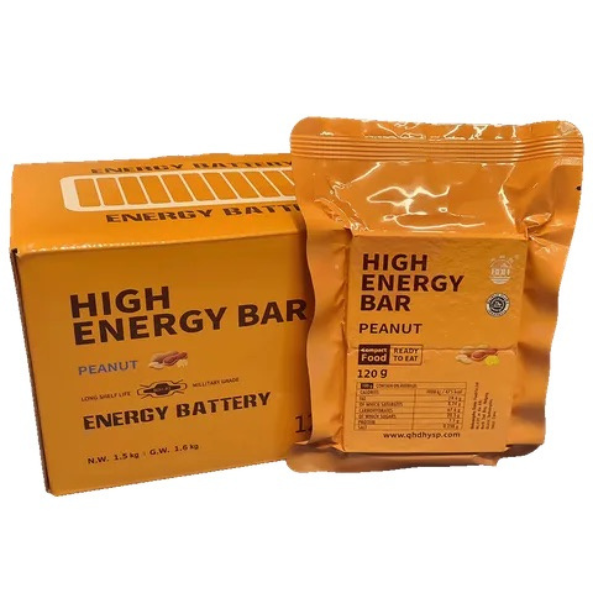High Energy Emergency Food Ration Bars – 12 Pack Peanut — Total Safety