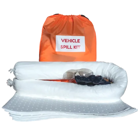 15 Litre Vehicle Oil / Hydrocarbon Spill kit in Drawstring Bag