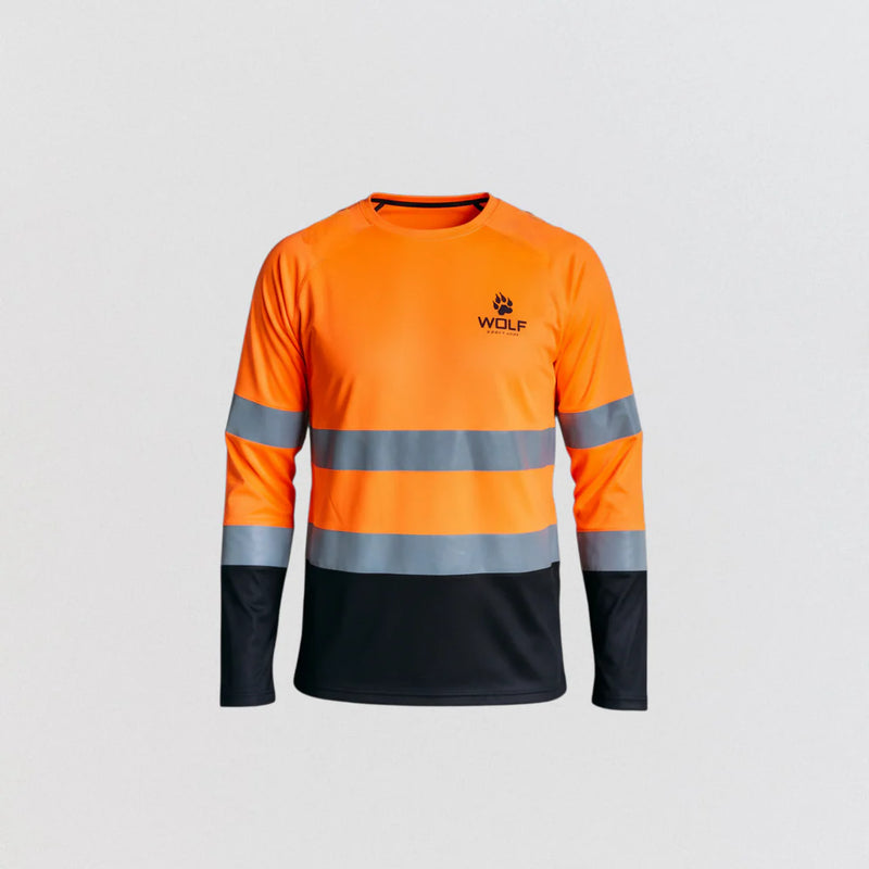 Wolf Workwear | Men's Infantry Series Hi-Viz Stretch Work Shirt