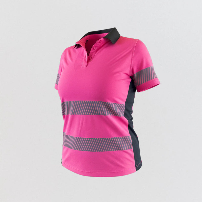 Wolf Workwear | Women's Commander Flex Hi-Viz Summer Polo