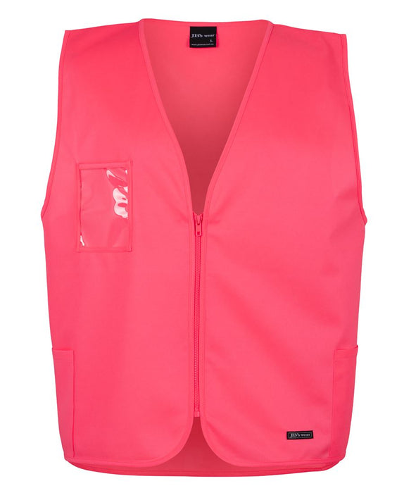 JBs Wear | Hi Vis Zip Safety Vest | 6HVSZ