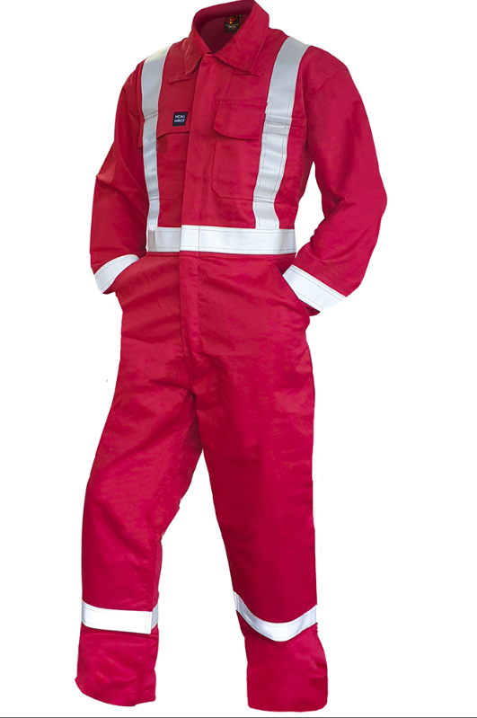 240gsm 11cal FR D/N Red Overalls | 850025