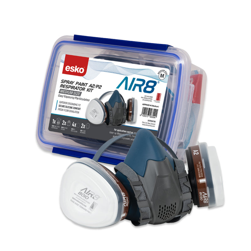 AIR8 Spray Paint Clipbox Respirator Kit
