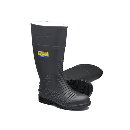 Grey Comfort Arch Steel Toe Gumboot | #025