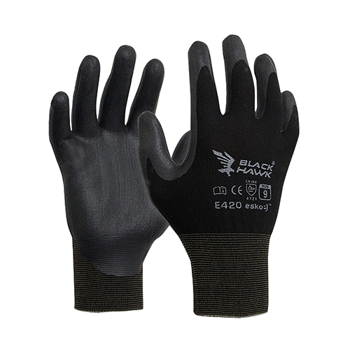 Esko | Black Hawk Nitrile Gloves | 12 Pairs