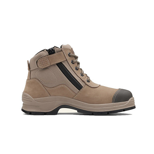 Blundstone | Stone Unisex Zip Up Safety Boots | #325