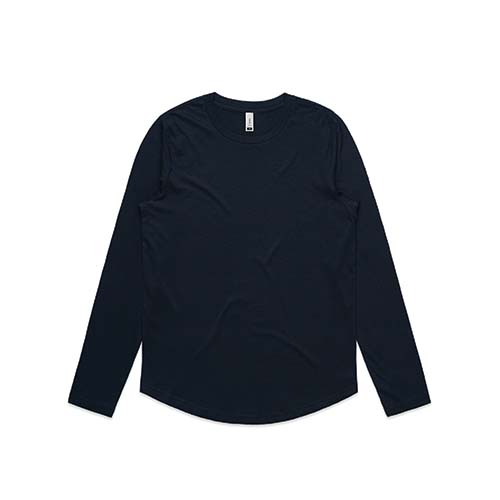 Womens Curve Long Sleeve Tee | 4055