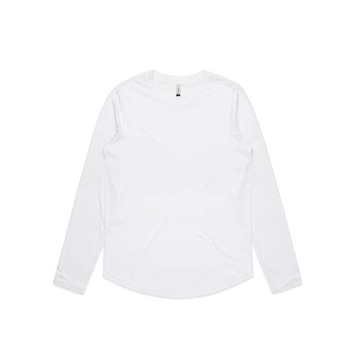 Womens Curve Long Sleeve Tee | 4055