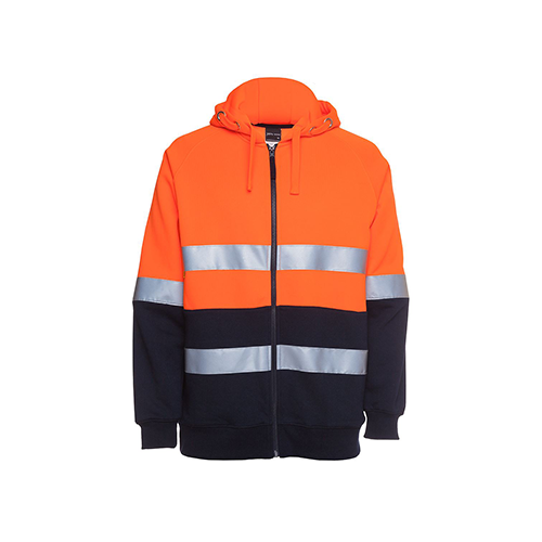 Hi Vis Day & Night Full Zip Fleece Hoodie | 6DNH
