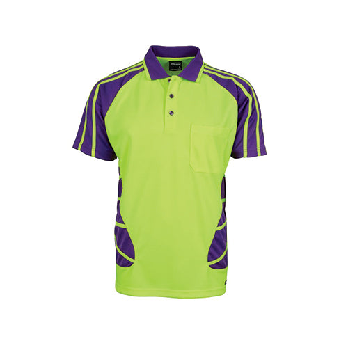 Hi Vis Short Sleeve Spider Polo | 6HSP