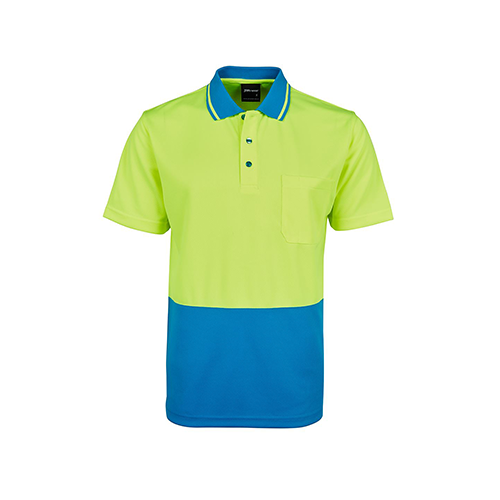 Hi Vis Non Cuff Traditional Polo | 6HVNC
