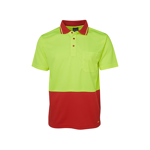 Hi Vis Non Cuff Traditional Polo | 6HVNC