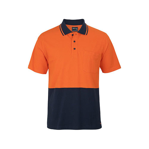 Hi Vis Short Sleeve Cotton Pique Trad Polo | 6HVQS