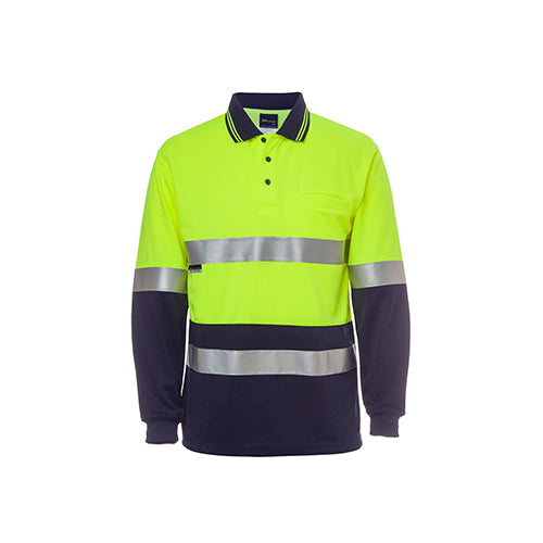 Hi Vis Long Sleeve Day & Night Traditional Polo | 6HVSL
