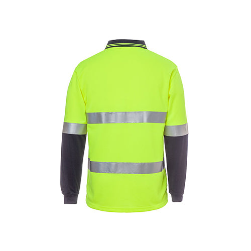 Hi Vis Long Sleeve Day & Night Traditional Polo | 6HVSL