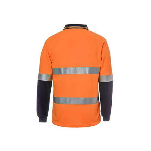 Hi Vis Long Sleeve Day & Night Traditional Polo | 6HVSL