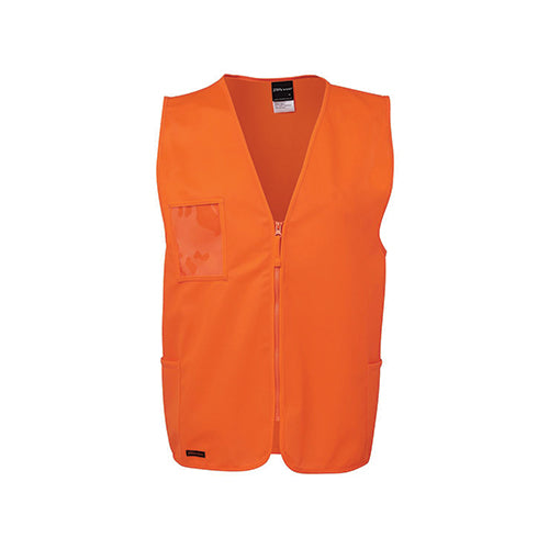 JBs Wear | Hi Vis Zip Safety Vest | 6HVSZ