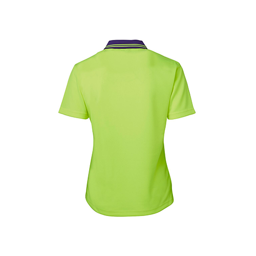 Ladies Hi Vis S/S Comfort Polo | 6LHCP