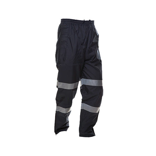 Safe-T-Tec | Navy Essentials PU Coated Rain Trousers | 801070