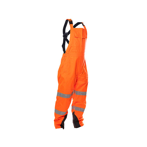 Safe-T-Tec | Essentials Full Orange PU Coated Bib Trousers | 801072