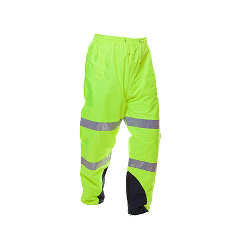 Safe-T-Tec | Yellow Essentials PU Coated Yellow Rain Trousers | 801075