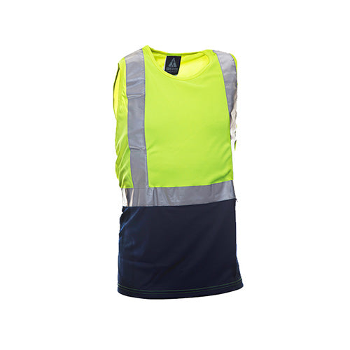 Yellow/Navy Singlet 170gsm Microfiber Polyester DN | 801098