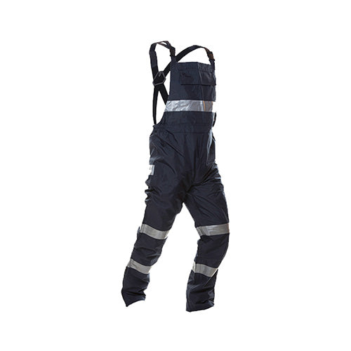 Safe-T-Tec | Navy Essentials PU Coated Bib Trousers | 801170