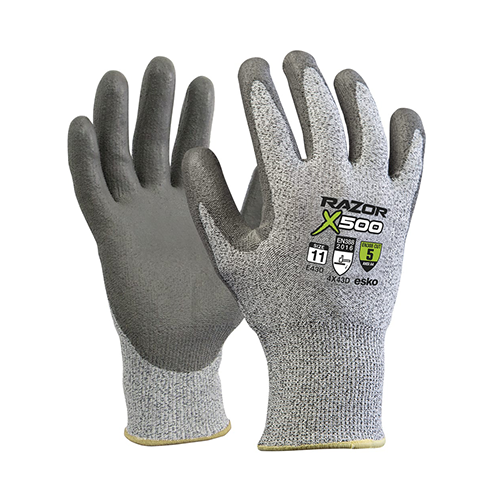 Razor X500 Cut 5 PU Dip Gloves | 12 Pairs