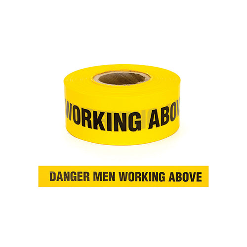 Esko | Danger Men Working Above Barrier Warning Tape