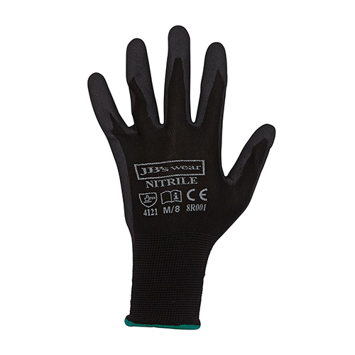 Black Nitrile Breathable Glove | 12 Pack | 8R001